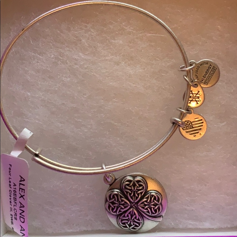 Alex and Ani Four Leaf Clover Bracelet